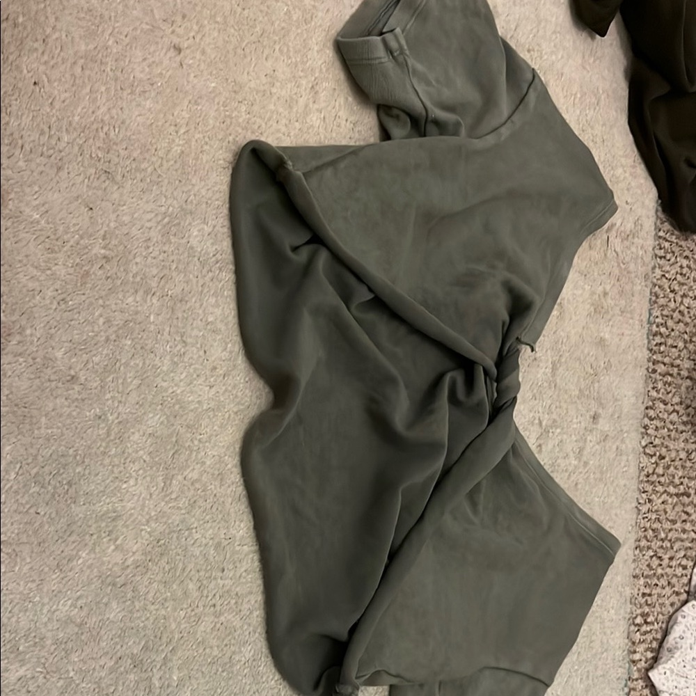 Aerie Olive Green Short Sleeve Top